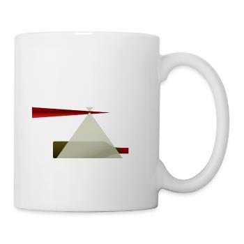 Cigogne avec cadeau - Bébé arrive - Mug blanc - blanc - Droite