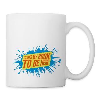 J’ai fermé mon livre - Mug blanc - blanc - Droite