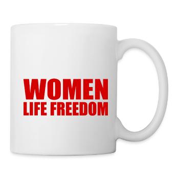 Women life freedom - Mug blanc - blanc - Droite