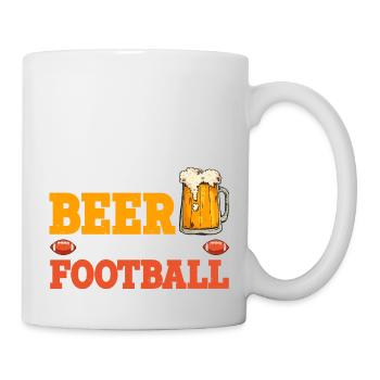 Drinking Beer And Watch Football 2 - Tasse - Weiß - Rechts