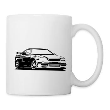 GTR R34 NISMO Skyline - Mug - white - Right