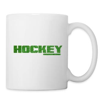Field hockey Hockey artificial turf for hockey players - Mug - white - Right