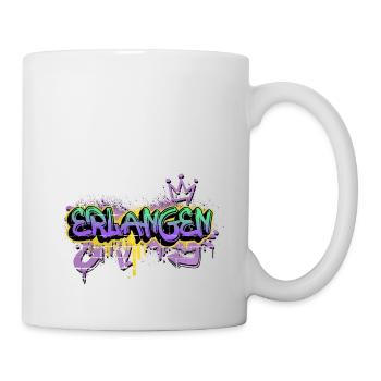 Erlangen Germany City Graffiti Spray Sprayer - Mug - white - Right