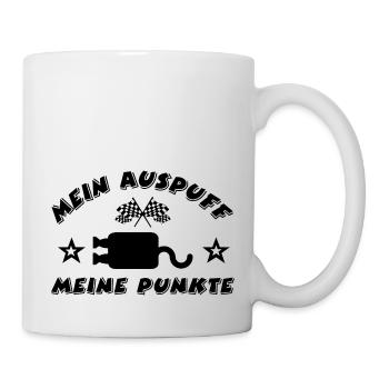 Auto - Tasse - Weiß - Rechts