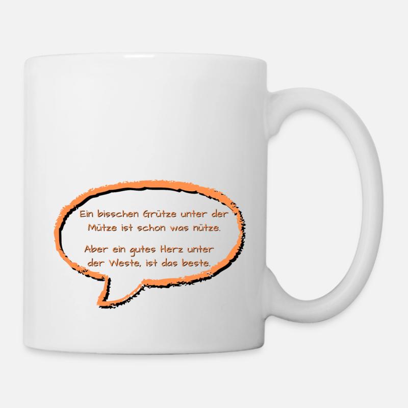 Grits sous le capuchon - Mug blanc - blanc