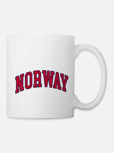 Norwegen Norway - Tasse - Weiß