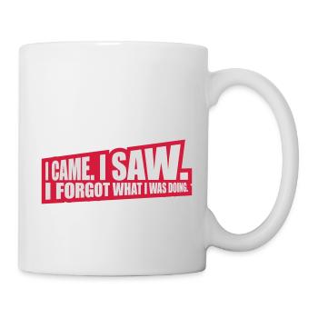I came saw forget - Mug - white - Right
