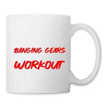 Banging Gears est mon entraînement 3 - Mug blanc - blanc - Droite