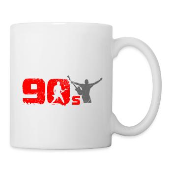 Vintage 90s Rock Music Fan - Mug - white - Right