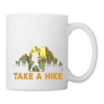 go hiking. take a hike. Hiking, Trekking, - Mug - white - Right