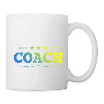 Coach Trainer - Tasse - Weiß - Rechts