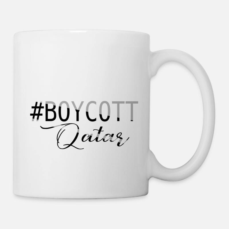 BOYKOTT KATAR - Tasse - Weiß