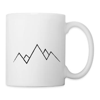 Ruf der Berge - Tasse - Weiß - Rechts