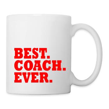 Best coach ever - Mug blanc - blanc - Droite