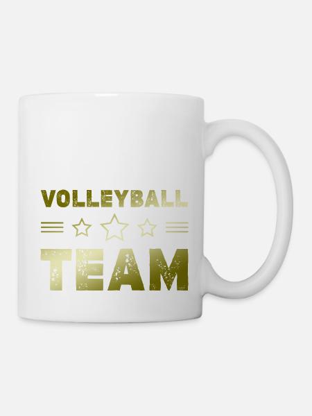 Volleyball Team - Tasse - Weiß