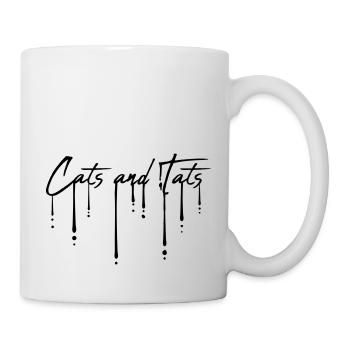 Citation de chats et de tats - Mug blanc - blanc - Droite
