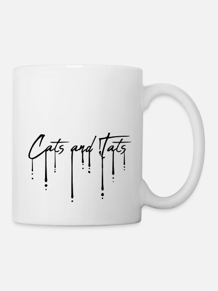 Citation de chats et de tats - Mug blanc - blanc