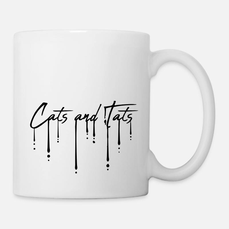 Citation de chats et de tats - Mug blanc - blanc