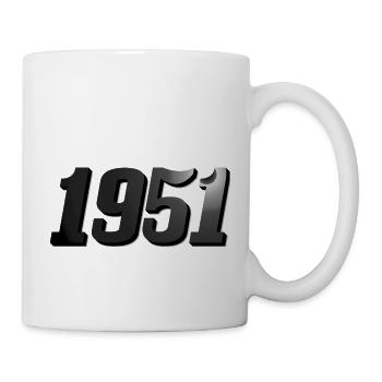 Année 1951 - Mug blanc - blanc - Droite