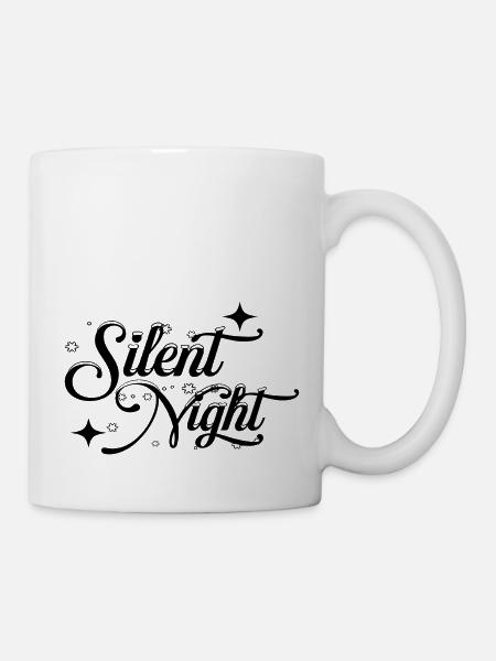 Silent Night - Tasse - Weiß