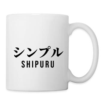 Japanisch - Tasse - Weiß - Rechts