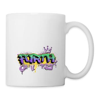 Fürth Deutschland Stadt Graffiti Spray Sprayer - Tasse - Weiß - Rechts