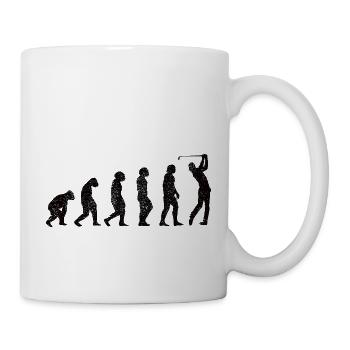 Golf Golfspielerin Golfschläger Spruch Golfball - Tasse - Weiß - Rechts
