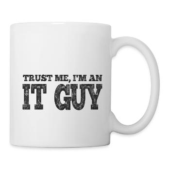 IT guy support geek computer computer geek technician - Mug - white - Right