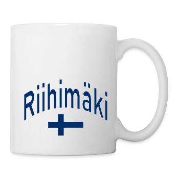 Riihimäki finland flag - Mug - white - Right