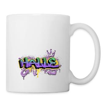 Halle Germany City Graffiti Spray Sprayer - Mug - white - Right