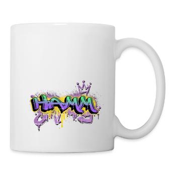 Hamm Deutschland Stadt Graffiti Spray Sprayer - Tasse - Weiß - Rechts