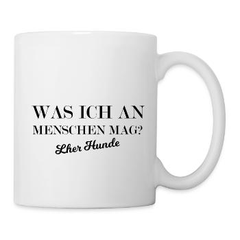 Dog Hund - Tasse - Weiß - Rechts