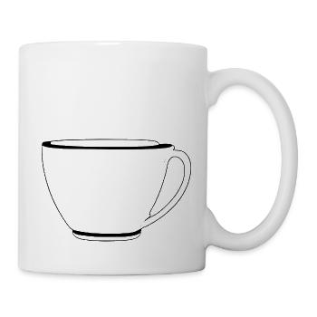 Kaffee Tee Tasse japanisch Cafe Koffein neu 6 - Tasse - Weiß - Rechts