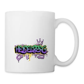 Heidelberg Deutschland Graffiti Spray Sprayer - Tasse - Weiß - Rechts