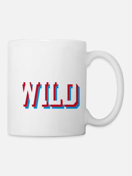 Wild Gliched - Tasse - Weiß