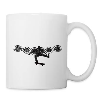 Skateboard Skater Skating Skateboarding Longboard - Mug blanc - blanc - Droite