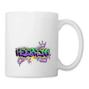 Heilbronn Deutschland Stadt Graffiti Spray Sprayer - Tasse - Weiß - Rechts