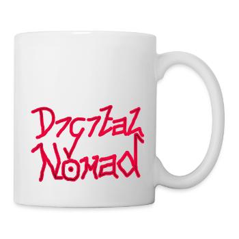 Digital Noobmad Design - Red - Mug - white - Right