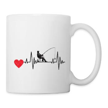 Fishing Fishing hooks Fishing Fishing Fishing Fishing - Mug - white - Right