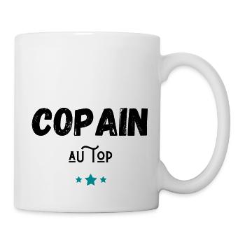 copain au top idée cadeau - Mug blanc - blanc - Droite
