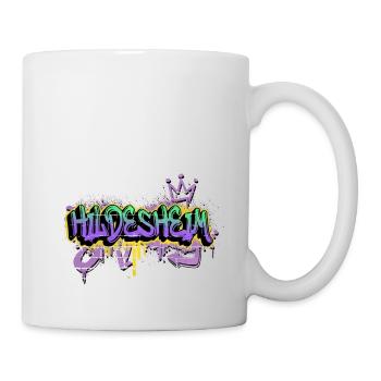 Hildesheim Allemagne Pulvérisateur de pulvérisation de graffiti - Mug blanc - blanc - Droite
