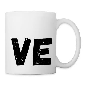 Liebe passendes T-Shirt Paar - Tasse - Weiß - Rechts