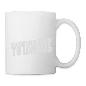 leave me alone day - Mug - white - Right