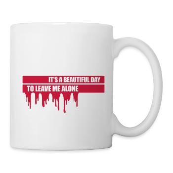 leave me alone day - Mug - white - Right