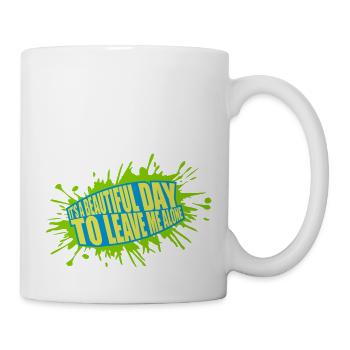 leave me alone day - Mug - white - Right