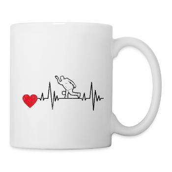 Bowling Cone Bowler Cadeau Bowling Boule Bowling Bowling - Mug blanc - blanc - Droite