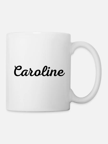 caroline - Mug blanc - blanc