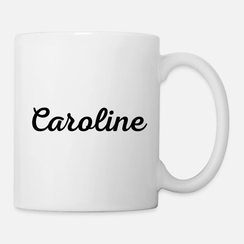 caroline - Mug blanc - blanc