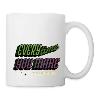 Joke Drive Roman Geek Happy Creativewriting - Mug blanc - blanc - Droite