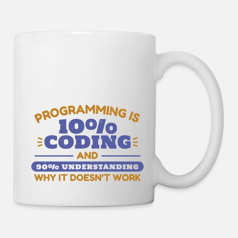 Programmation - Mug blanc - blanc